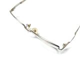  Gọng kính nửa viền màu bạch kim titanium Sabatra (Nhật Bản). 
