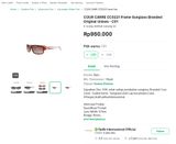  Kính râm màu nâu mận chín COUR CARRE. 