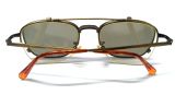  Kính râm (Có thể lắp thêm tròng phụ) kiểu cổ điển màu đồng hun khói Polo by Ralph Lauren (Frame Japan) 