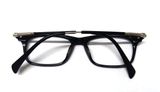  Gọng kính màu đen kiểu cổ điển không rõ thương hiệu. 