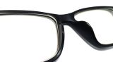 Gọng kính màu đen New Balance. Gọng kính với đuôi càng có thể điều chỉnh góc giúp đeo ôm chắc chắn 