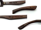  Gọng kính gỗ Wood Fellas (HandMade Munich) của Đức. Gọng cực hiếm gặp, chất đẹp. 