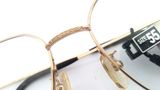  Gọng kính  màu vàng tây titanium DavidHicks nội địa Nhật Bản. 