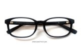  Gọng kính màu đen thương hiệu Jins Nhật Bản. Gọng nhẹ, càng mềm đeo ôm chắc. 