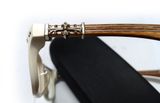  Gọng kính màu trắng càng vân gỗ Mike Nuosl (Hand made in Japan). (Mới 100%). 
