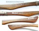  Gọng kính màu trắng càng vân gỗ Mike Nuosl (Hand made in Japan). (Mới 100%). 