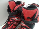  Patin trẻ em màu đỏ và đen Cougar 835LSG size 34 co giãn 37 