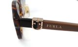  Gọng kính màu mai rùa và màu nâu Furla (có đủ hộp và khăn). 