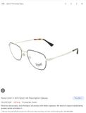  Gọng kính màu bạch kim viên đen Persol (2447-V-1074)(Made in Italy). 