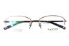  Gọng kính nửa viền màu đồng hun khói titanium Lanvin (Made in Japan)(Mới chưa sử dụng). 