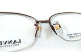  Gọng kính nửa viền màu đồng hun khói titanium Lanvin (Made in Japan)(Mới chưa sử dụng). 
