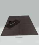  Thảm gấp màu nâu Karrimor làm bằng sốp chống nước, sử dụng khi cắm trại, hoặc thảm chơi, ngủ chống lạnh (2m x 1.6m). 