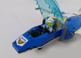  Lego máy bay cảnh sát Police (Lego chính hãng). Lego có độ mới cao, không nứt vỡ hay bai màu. 