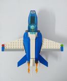  Lego máy bay cảnh sát Police (Lego chính hãng). Lego có độ mới cao, không nứt vỡ hay bai màu. 