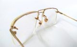  Gọng kính nửa viền mạ vàng 14k Bergamo thương hiệu của HOYA Nhật Bản 