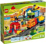  Bộ lego duplo tầu hòa 10508 chuẩn xịn. (Độ mới 90%). (Tàu hỏa chạy bằng pin, có âm thanh). 