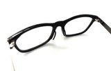  Gọng kính màu đen càng kim loại màu bạch kim Paul Heuman 
