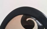  Kính râm nữ cổ điển màu đen PRADA. Kính đầm chắc đeo ôm chắc chắn. 