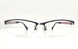  Gọng kính nửa viền titanium màu đen Charmant Line Art. (XL1086 BK). 
