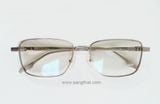  Gọng kính titanium màu bạch kim Safilo (Registro 04 6LB)(Made in Italy). 