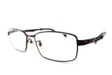  Gọng kính titanium cao cấp mầu nâu hun khói Charmant Mens Mark (Made in Japan)(XM1128 BR). 
