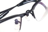  Gọng kính titanium nửa viền màu đen Charmant Aqualiberty (AQ22509 BK)(Đẹp như mới). 