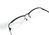  Gọng kính titanium nửa viền màu đen Charmant Aqualiberty (AQ22509 BK)(Đẹp như mới). 