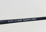  Gọng kính màu đen Eye Cloud. Gọng kiểu dáng giản dị, nhẹ đeo ôm chắc chắn 