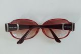 Kính râm nữ màu đỏ nâu Michel Klein chuẩn xịn. (Kính đẹp như mới). Kiểu dáng sang trọng, quý phái. 