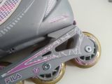  Giày patin màu bạc hồng Fila  size 35 co giãn 38 chuẩn xịn 