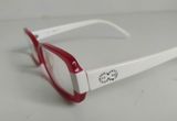  Gọng kính màu trắng đỏ Made in Italy (không rõ thương hiệu). Gọng kiểu dáng rất thời trang 