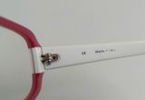  Gọng kính màu trắng đỏ Made in Italy (không rõ thương hiệu). Gọng kiểu dáng rất thời trang 