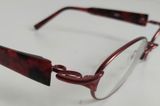 Gọng kính màu đỏ đun có càng màu vân đá quý 999.9 (Thương hiệu nổi tiếng bậc nhật Nhật Bản). 