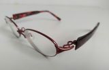  Gọng kính màu đỏ đun có càng màu vân đá quý 999.9 (Thương hiệu nổi tiếng bậc nhật Nhật Bản). 
