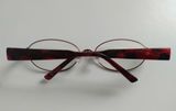  Gọng kính màu đỏ đun có càng màu vân đá quý 999.9 (Thương hiệu nổi tiếng bậc nhật Nhật Bản). 