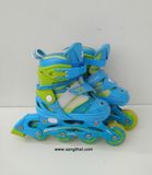  Patin màu xanh dương dành cho trẻ em Cougar size 31 co giãn 34 (Các bé size 28 29 vẫn đi tốt)(Độ mới 90%). 