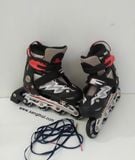  Patin màu đen đỏ dành cho trẻ em Cougar size 30 co giãn 33 (Các bé size 28 29 vẫn đi tốt)(Độ mới 90%). 