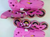  Patin màu hồng trắng Flying Eagle size 28 co giãn 32 (Tầm chân size 26 vẫn đi tốt). 