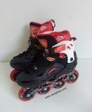  Patin thể thao màu đỏ đen Flying Eagle size 38 co giãn 42 (Các bạn chân 36 37 vẫn đi vừa tốt). 