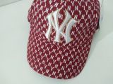  Mũ thời trang màu đỏ đun New York Yankee chuẩn xịn. 
