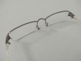  Gọng kính nam giới nửa viền mầu bạch kim Jins dáng vuông thương hiệu Nhật Bản. 