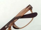  Gọng kính màu nâu nhựa trong Jins (Thương hiệu nổi tiếng Nhật Bản). (Độ mới 96%). 