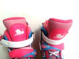  Patin màu hồng dành cho trẻ em Cougar size 34 co giãn 37. (Chân bé tầm size 30 31 vẫn đi vừa tốt). 
