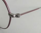  Gọng kính titanium màu bạch kim viền nâu VIEWMAP (VM1031 BRW) thương hiệu Hàn Quốc 