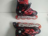  Patin màu đen và đỏ Cougar size 34 co giãn 37 độ mới cao (Chân tầm31 32 vẫn đi vừa tốt). 