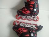  Patin màu đen và đỏ Cougar size 34 co giãn 37 độ mới cao (Chân tầm31 32 vẫn đi vừa tốt). 