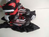  Patin màu đen đỏ dành cho trẻ em ZOOT size 31 co giãn 33 (19 đến 21.5cm) (Chân bé từ size 27 28 đi được tốt). 