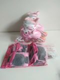 Patin màu hồng dành cho bé gái Hello Kitty size 31 co giãn 33 (19 đến 21.5cm) (Chân bé từ size 27 28 đi được tốt). 