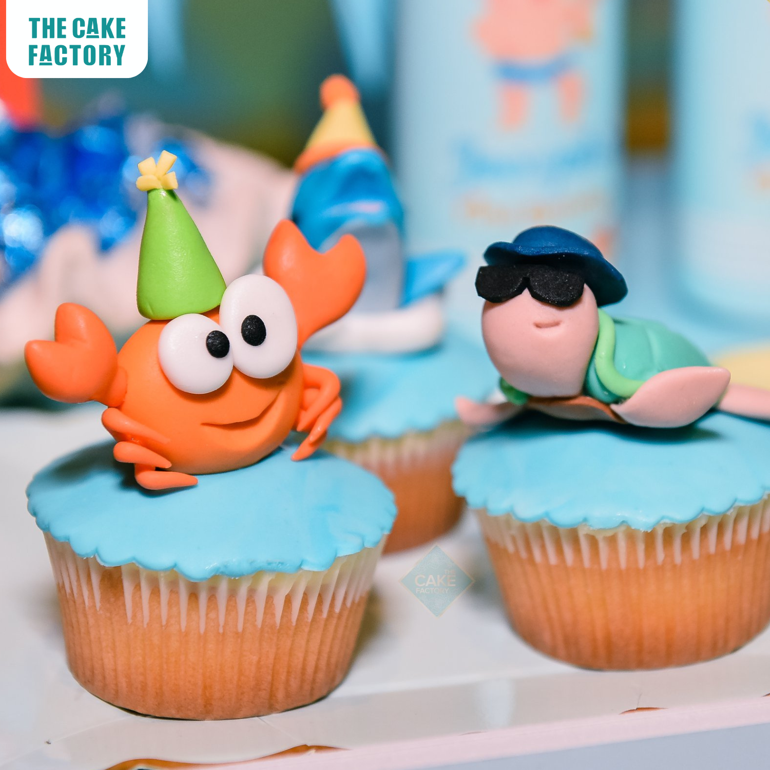 Cupcake tạo hình fondant 3d – The Cake Factory