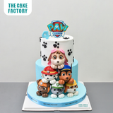  Bánh fondant 2 tầng chủ đề Paw Patrol 